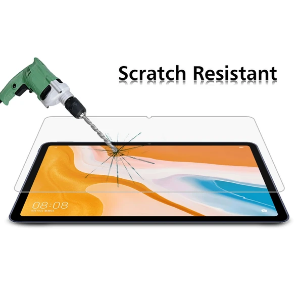 Huawei Tablet C5 10.4 Ince Sertleştirilmiş Cam Ekran Koruyucu 9H HD Patlamaya Dayanıklı - 4