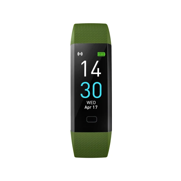 S5-4 Akıllı Bileklik IP68 Su Geçirmez Nabız Ölçer Spor Fitness Takipçisi Askeri Yeşil - 4