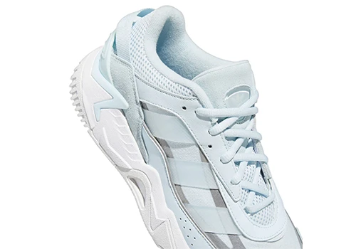 adidas Originals Womens Niteball 2.0 Trainers Sky Tint Blu - 4