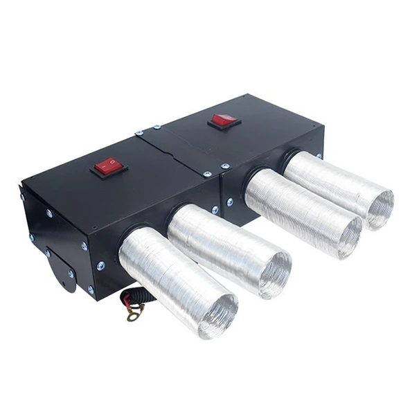 Araba 500W Yüksek Güçlü Elektrikli Isıtıcı Cam Buz Çözücü 24V 4 Delik - 5