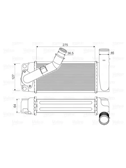 TURBO RADYATORU TOYOTA AURIS 1.4 D4D 2007-2012