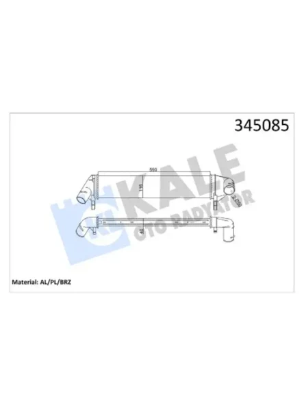 TURBO RADYATORU DUSTER LOGAN SANDERO 1,5DCI