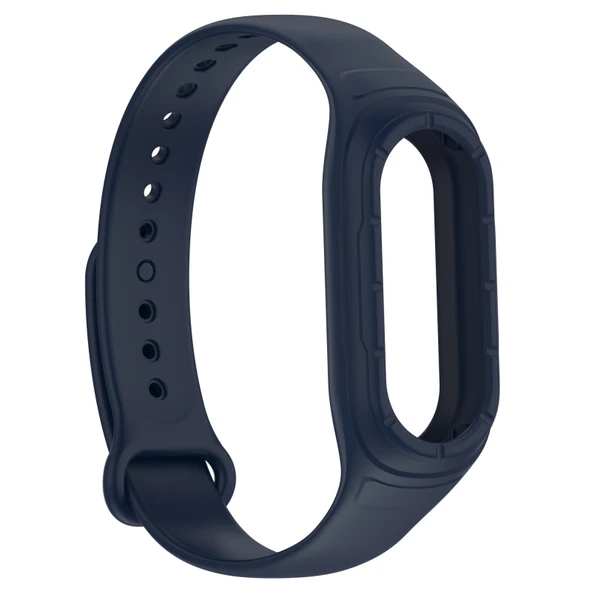 Xiaomi Mi Band 8 Entegre Silikon Saat Kayışı Gece Mavisi - 4