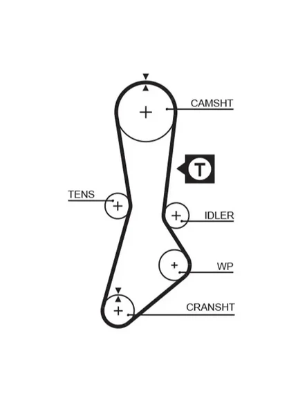TRIGER KAYISI (110x254) MAZDA 626 (87 97) 929 (86 92) B2200 (99 02) 2.2 12V CT774