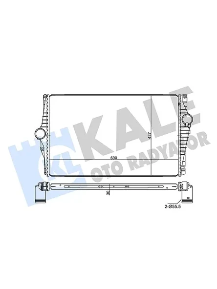 TURBO RADYATORU INTERCOOLER VOLVO XC90 I (275) D3 / D5 12
