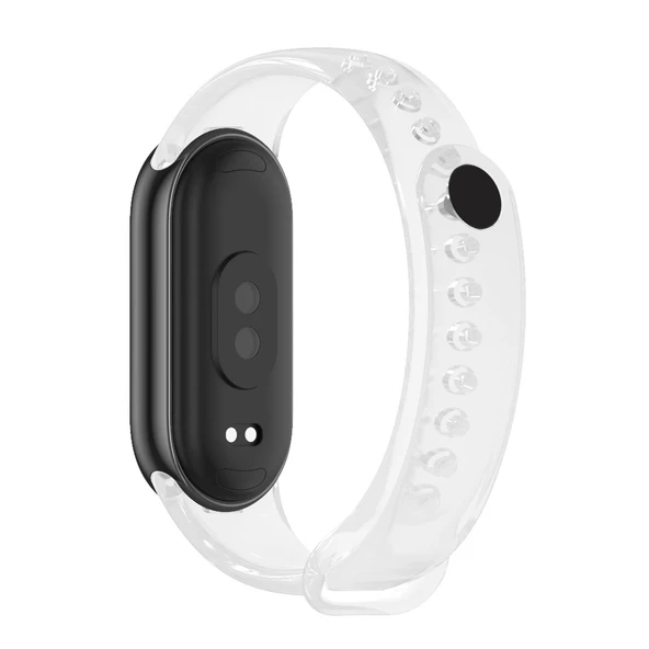 Xiaomi Mi Band 8 9 Uyumlu Şeffaf Silikon Saat Kayışı - 3