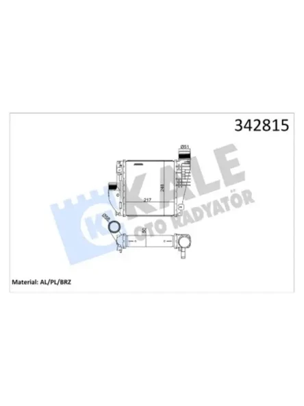 TURBO INTERCOOLER RADYATORU P308 II C4 PICASSO 14 P3008 II SUV 16