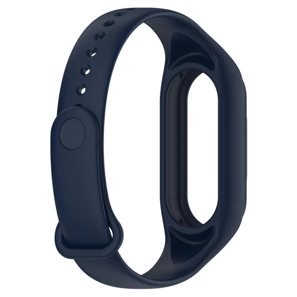 Xiaomi Mi Band 8 Entegre Silikon Saat Kayışı Gece Mavisi - 3