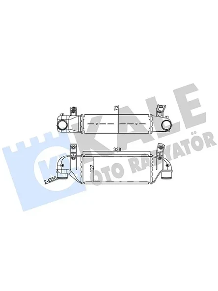 TURBO INTERCOOLER RADYATORU FOCUS 1.8TDCI 9804