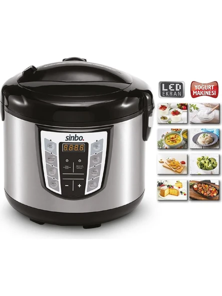 Sinbo SCO-5037 Çok Fonksiyonlu Pişirici - Siyah - 4 lt - 2