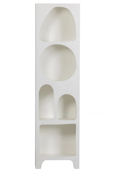 PASAWOODS Delhingo Bohemian Premium Malzeme Modern Dekoratif Bohem Niş Raf - 5 Bölmeli Kitaplık 45x32x180 Cm - 2