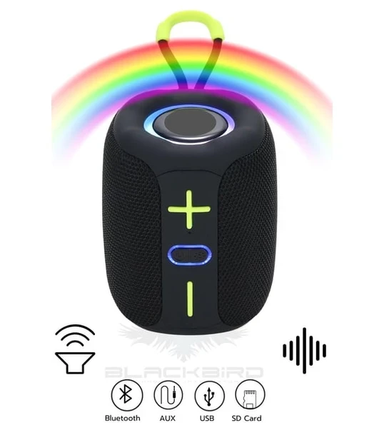Acl 5.3V Bluetooth RGB Işıklı TF/U-DISK/Aux Destekli Bluetooth Hoparlör ACS-14