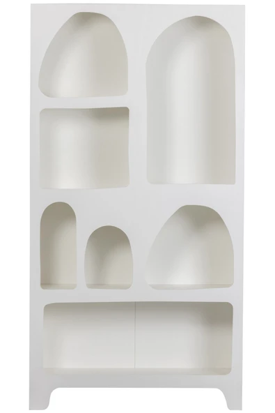 PASAWOODS Delhingo Bohemian Premium Malzeme Modern Dekoratif Bohem Niş Kitaplık Raf (90X32X180 CM) - 3