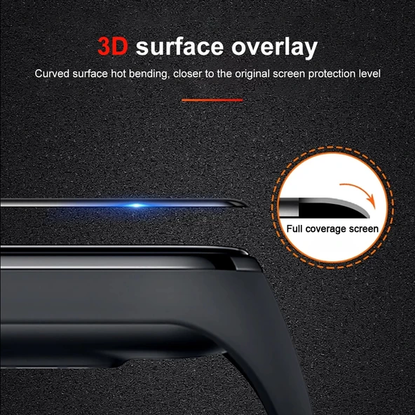 Xiaomi Mi Watch Color 3D Yüzey Kompozit Yumuşak Ekran Koruyucu - 5