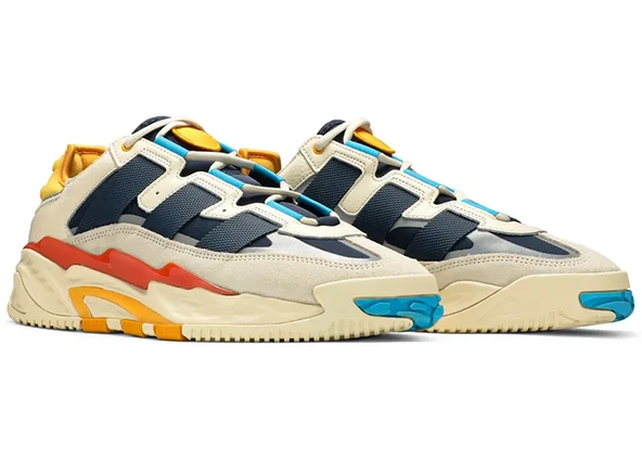 adidas Niteball Cream White Cyan - 3