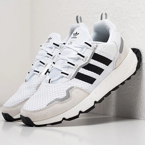 ADIDAS ZX 1K BOOST SNEAKERS WHITE - 4