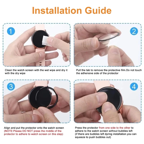 Xiaomi Mi Watch Color 3D Yüzey Kompozit Yumuşak Ekran Koruyucu - 7