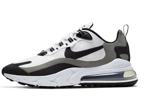 Nike Air Max 270 React White Black Metallic Pewter - 2
