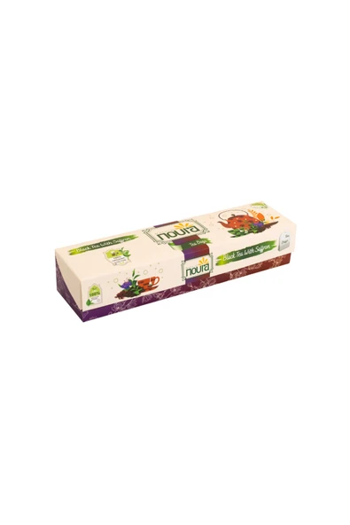 Noura Natural Bardak Poşet Safranlı Siyah Çay 25 Adet