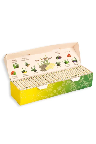 Noura Natural Bardak Poşet Limonlu Yeşil Çay 25 Adet - 2