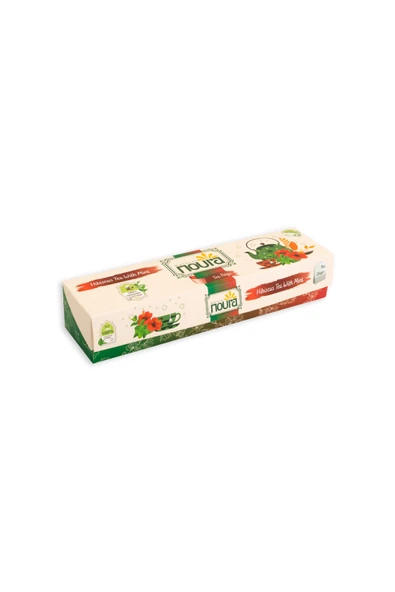 Noura Natural Bardak Poşet Naneli Hibiskus Çayı Müslin Poşet 25 Adet Çayı