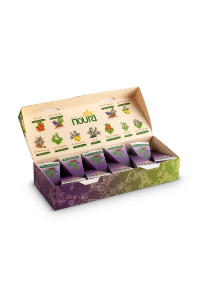 Noura Natural Bardak Poşet Safranlı Yeşil Çay 10'lu - 2