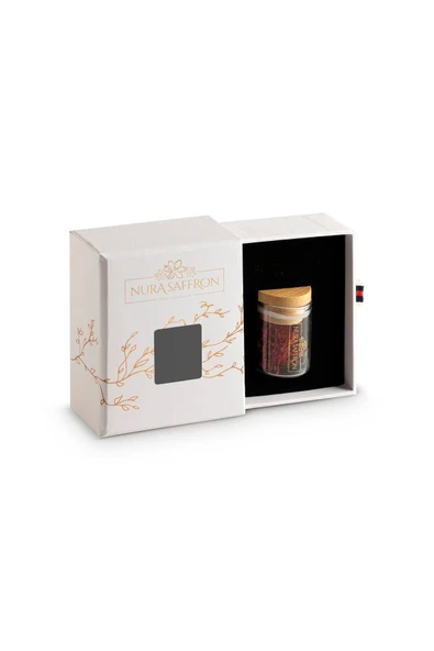 Nura Saffron %100 Iran Safranı 1 gr A Kalite Negin Safran Kutulu