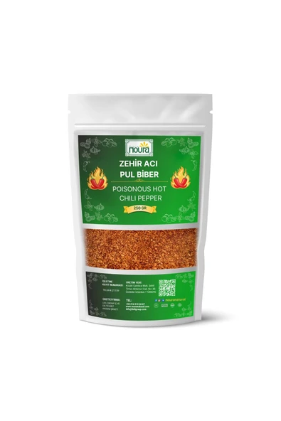 Noura Natural Zehir Acı Pul Biber (250 GR)