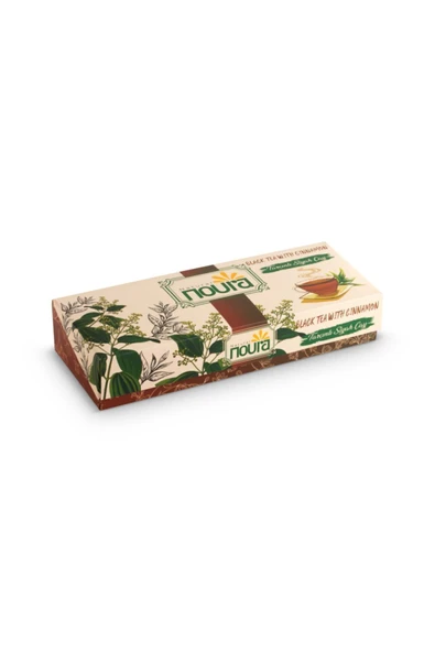 Noura Natural Bardak Poşet Tarçınlı Siyah Çay 10'lu