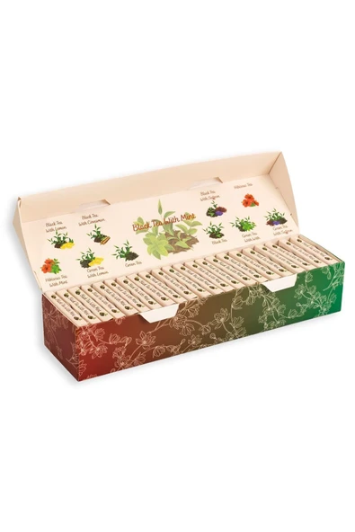 Noura Natural Bardak Poşet Naneli Siyah Çay 25 Adet - 2