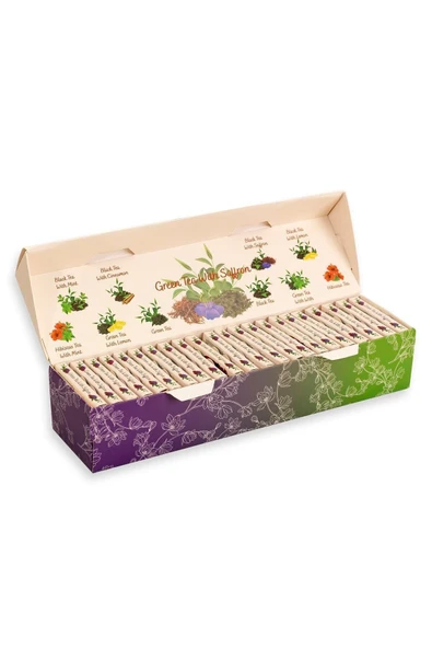 Noura Natural Bardak Poşet Safranlı Yeşil Çay 25 Adet - 2