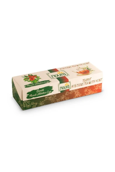 Noura Natural Demlik Poşet Naneli Hibiskus Çayı 22 Adet