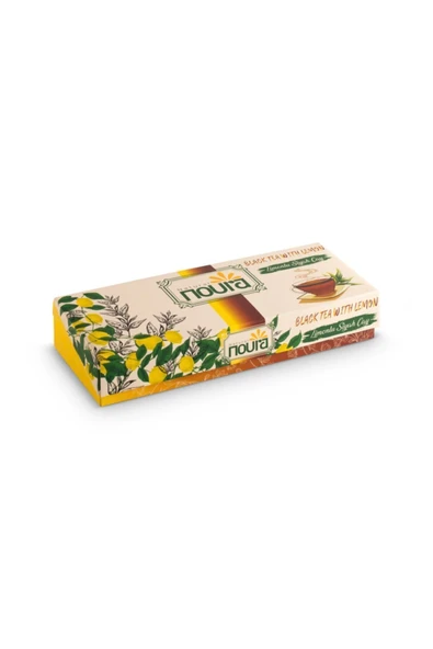 Noura Natural Bardak Poşet Limonlu Siyah Çay 10'lu