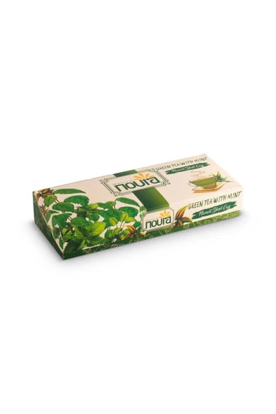 Noura Natural Bardak Poşet Naneli Yeşil Çay 10'lu