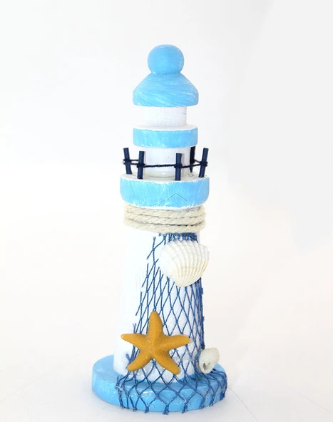 Ahşap Marin Deniz Feneri Model 1 ürün görseli