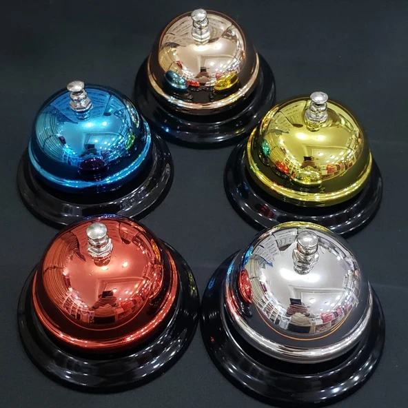 Renkli Metal Resepsiyon Zili ürün görseli