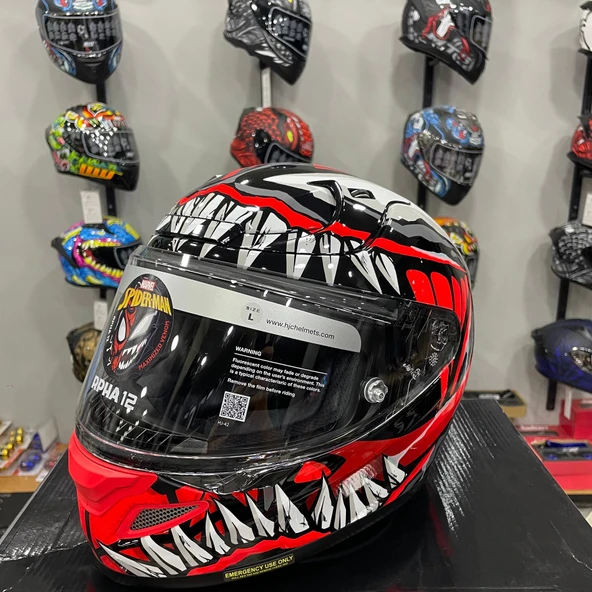 HJC RPHA12 KASK MAXIMIZED VENOM MARVEL MC1SF - 3