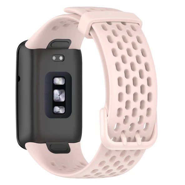 Xiaomi Mi Band 7 Pro Nefes Alabilir TPU Saat Kayışı Pembe - 2