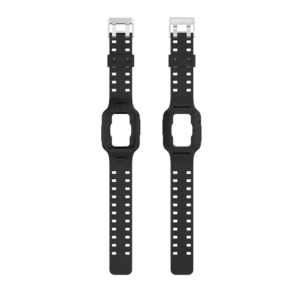 Xiaomi Poco Watch Siyah Silikon Entegre Saat Kayışı - 2