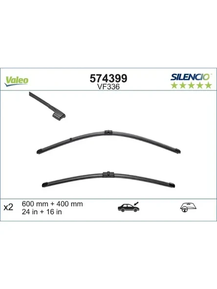 SILECEK SUPURGESI FLAT BLADE (X2) BMW 3 SERIES (E92)