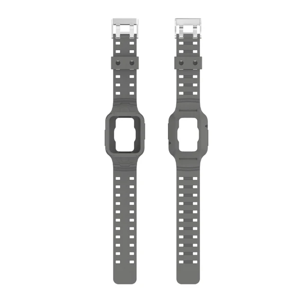 Xiaomi Redmi Watch 2 Lite Uyumlu Koyu Gri Silikon Saat Kayışı - 2