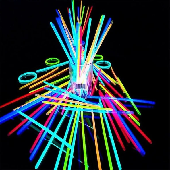 Fosforlu Çubuk Glow Stick 50 Adet - Resim 8
