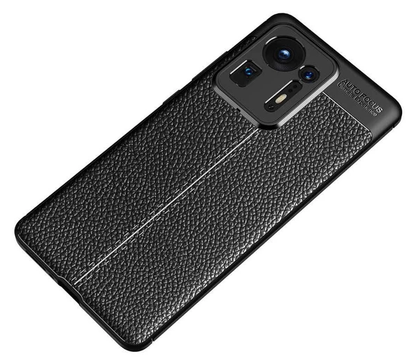 Gpack Xiaomi Mi Mix 4 Kılıf Niss Silikon Deri Görünümlü  Full Ekran Koruyucu - 2