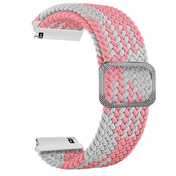 Gpack Amazfit Pace 46mm Kordon Örgülü Kumaş Ayarlanabilir KRD 01 - 6