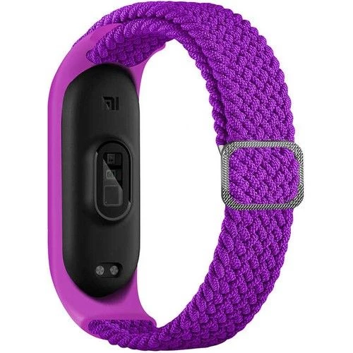 Gpack Xiaomi Mi Band 4 Kordon CırtCırt Kumaş Ayarlanabilir Örgü Tasarım KRD 49 - 12