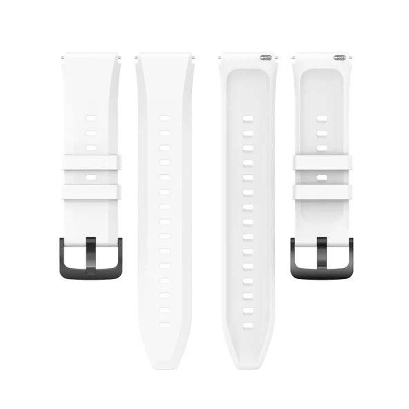Xiaomi Watch S1 22mm Beyaz Parlak Silikon Saat Kordonu - 2