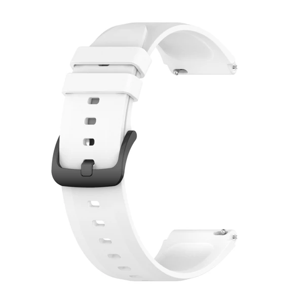 Xiaomi Watch S1 22mm Beyaz Parlak Silikon Saat Kordonu