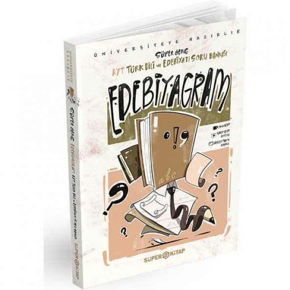 Süper Kitap AYT Türk Dili ve Edebiyati Süper Genç Edebiyagram Soru Bankasi Hijyenik Kitap
