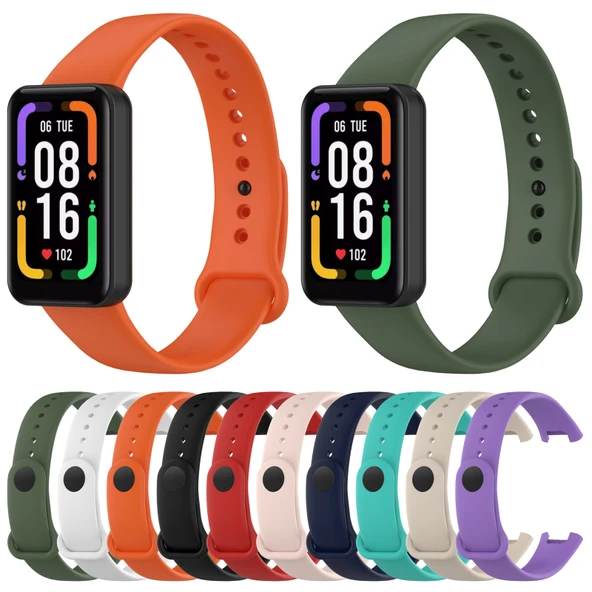 Xiaomi Redmi Smart Band Pro Silikon Saat Kayışı Mavi - 8
