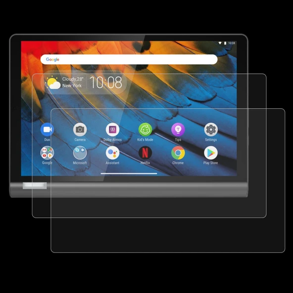 Lenovo Yoga Smart Tab Uyumlu 2li 9H Sertlikte Patlamaya Dayanıklı Temperli Tablet Cam Koruyucu